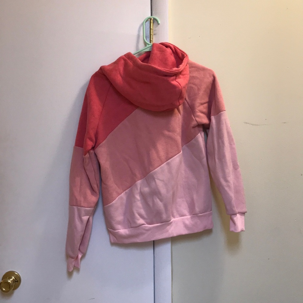 Pink hoodie